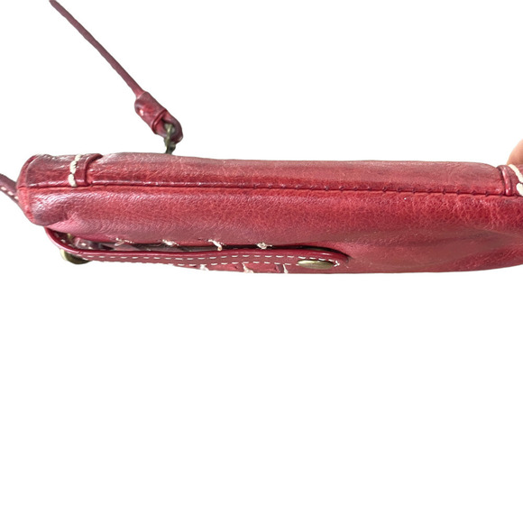 Giani Bernini Red Leather Wristlet Wallet - Picture 7 of 16